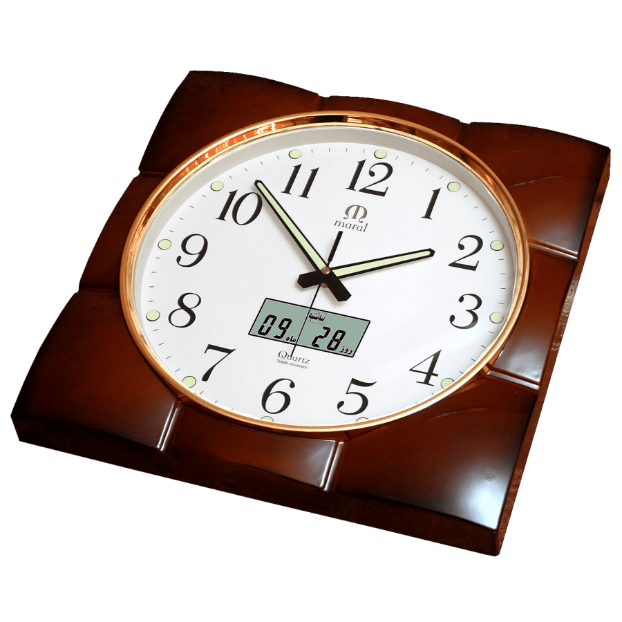 Wall Clock Maral Code 7 Digital Calendar2