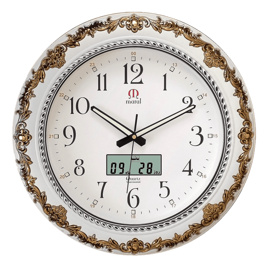 Wall Clock Maral Code 10 Digital Calendar2
