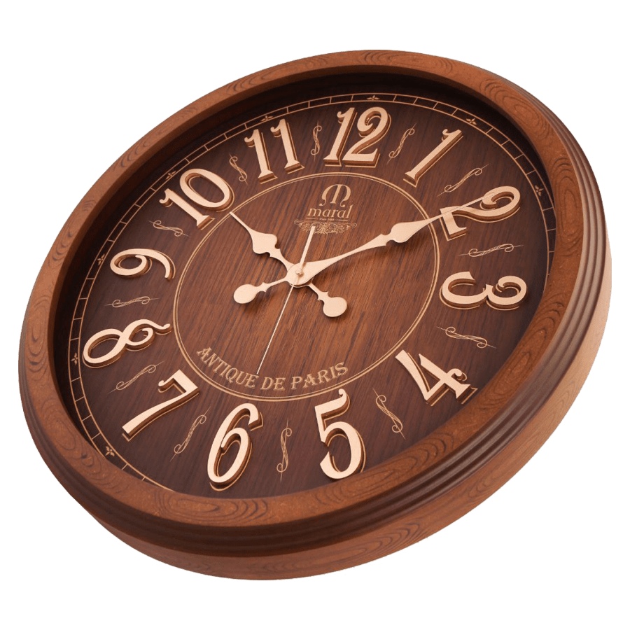 Wall Clock Maral code W601 wooden2