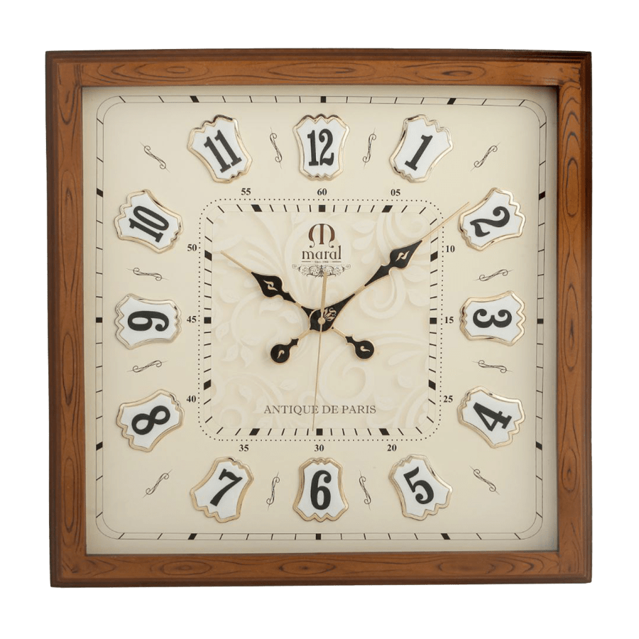 Wall Clock Maral Code W605 Wooden1