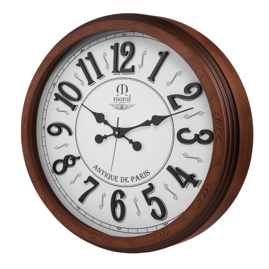 divar saatı Maral kodu W602 taxta3