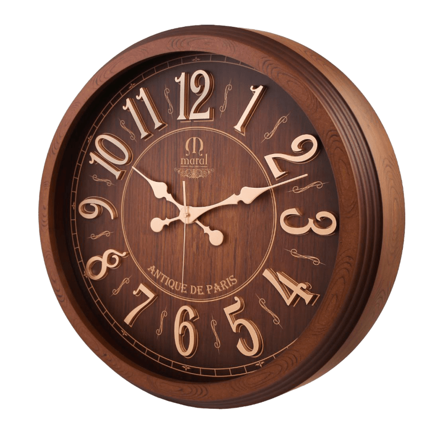 ساعة حائط مارال كود W601 خشبي3