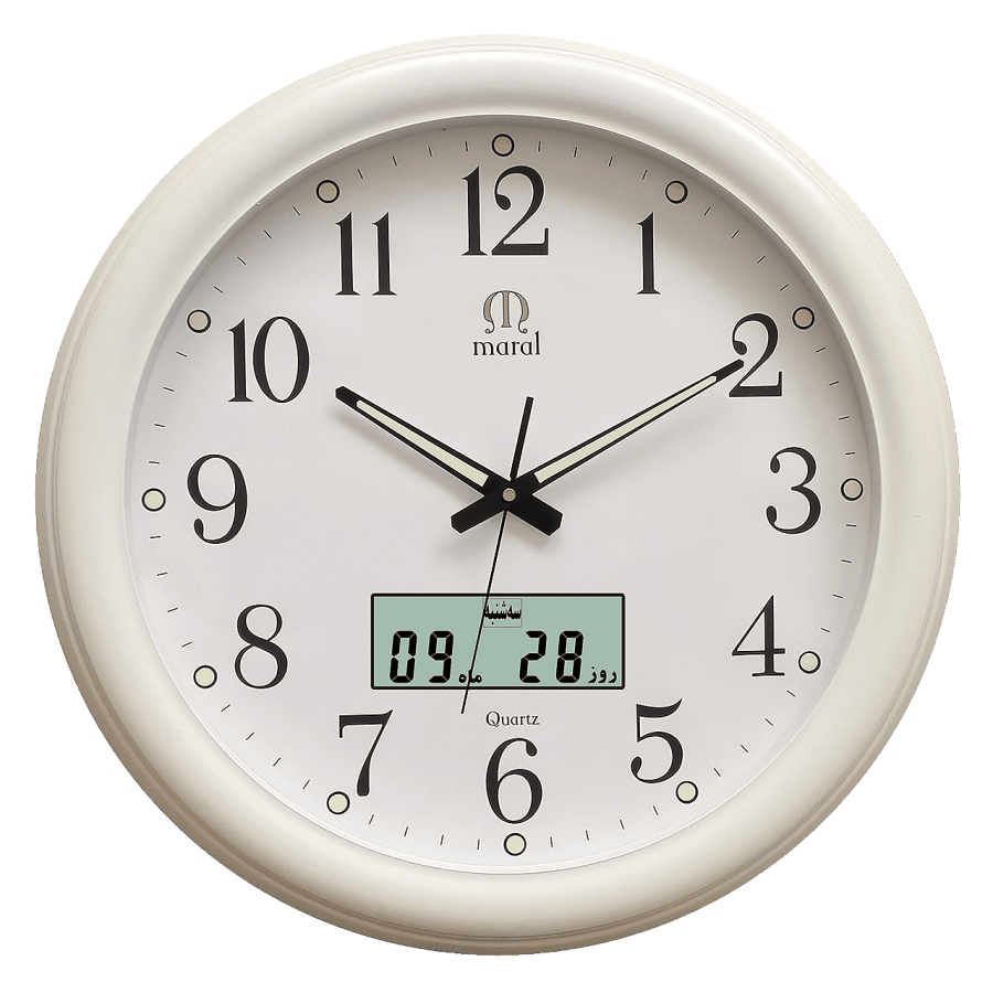 divar saatı Maral Kodu 12 Dijital Takvim2