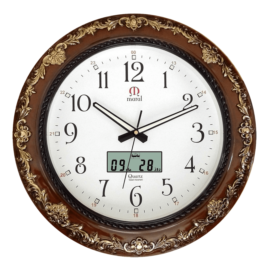 Wall Clock Maral Code 10 Digital Calendar1